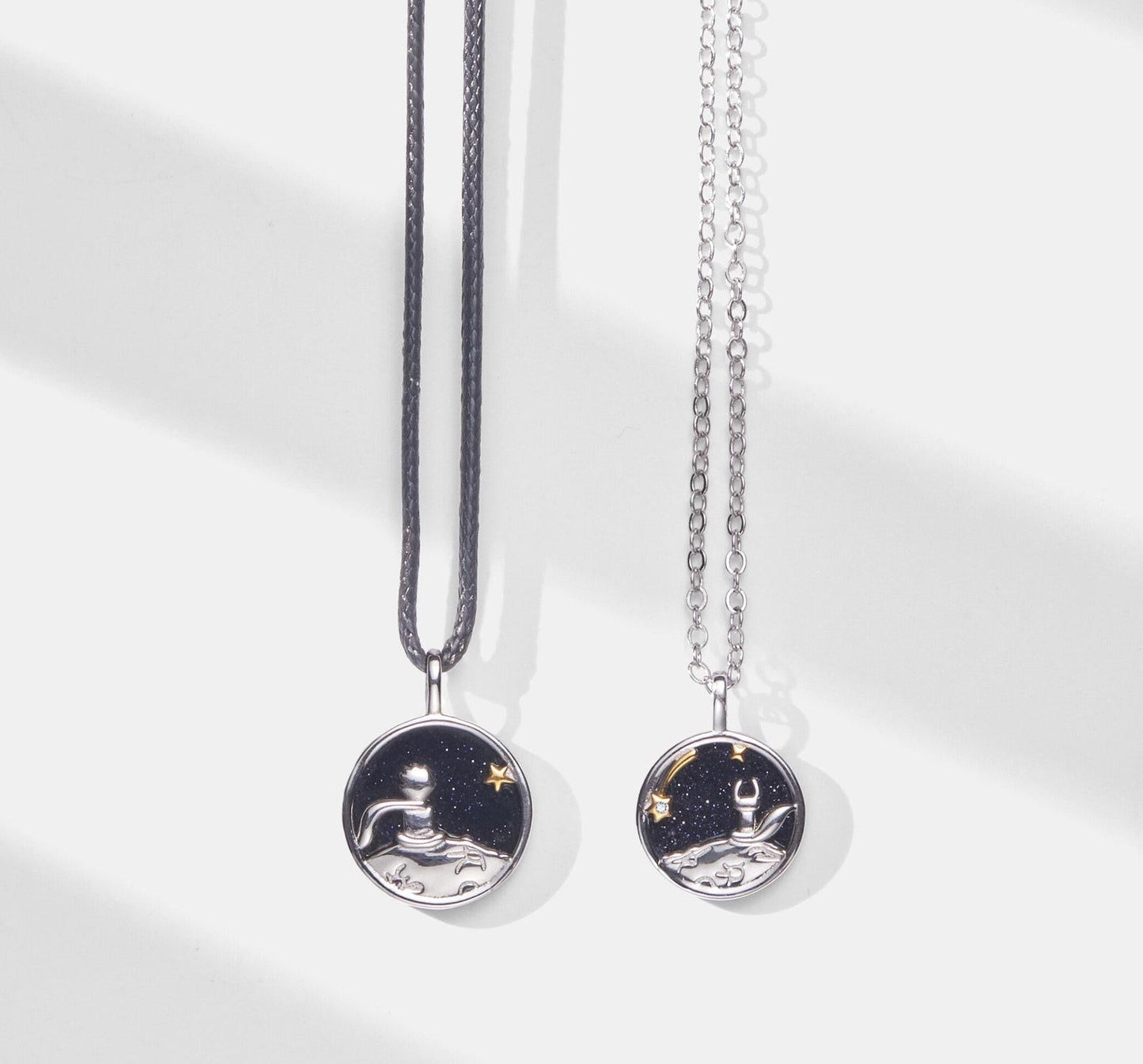 Little Prince Couple Necklace Matching Pendant