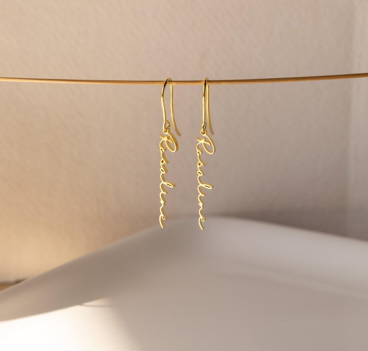 Personalized Dainty Name Earrings