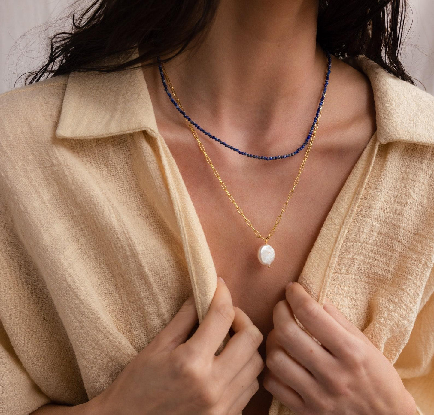 Delicate Beaded Layering Necklaces