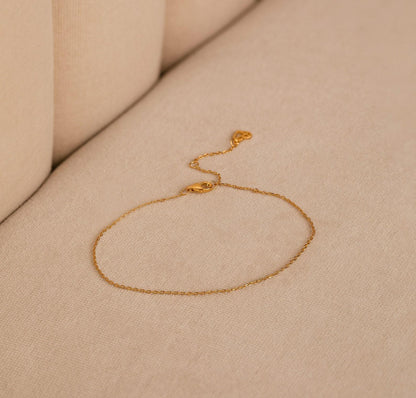 Dainty Gold Minimalist Chain Anklet