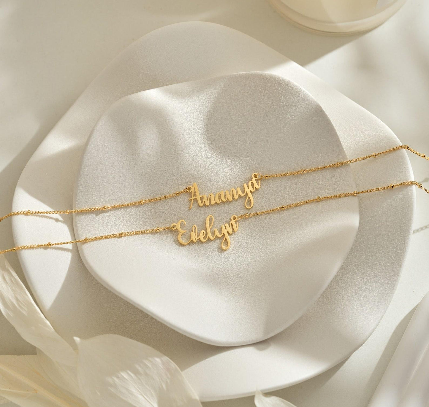 Personalized 18K Gold Name Necklace