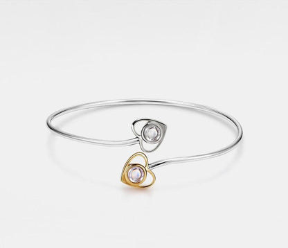 Personalized Heart Photo Projection Bangle