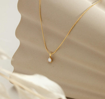 Custom Gold Plated Birthstone Necklace