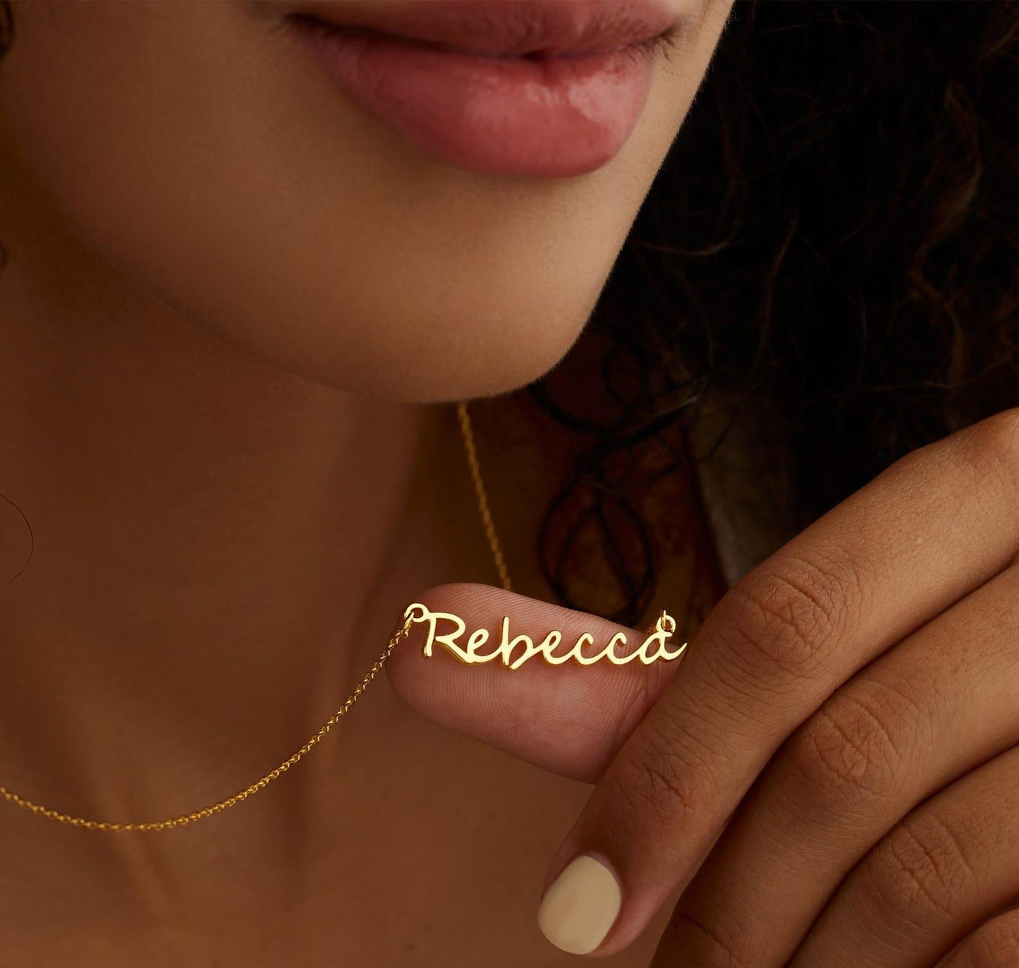 Personalized Gold Name Necklace