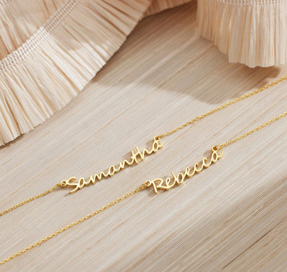 Personalized Gold Name Necklace