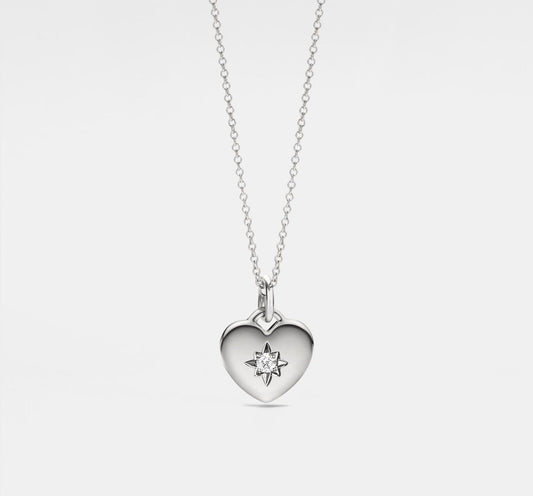 Custom Star Heart Photo Locket Necklace