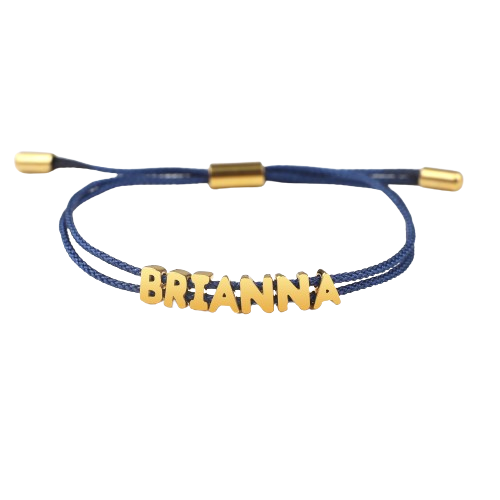 Customized Adjustable Name Bracelet