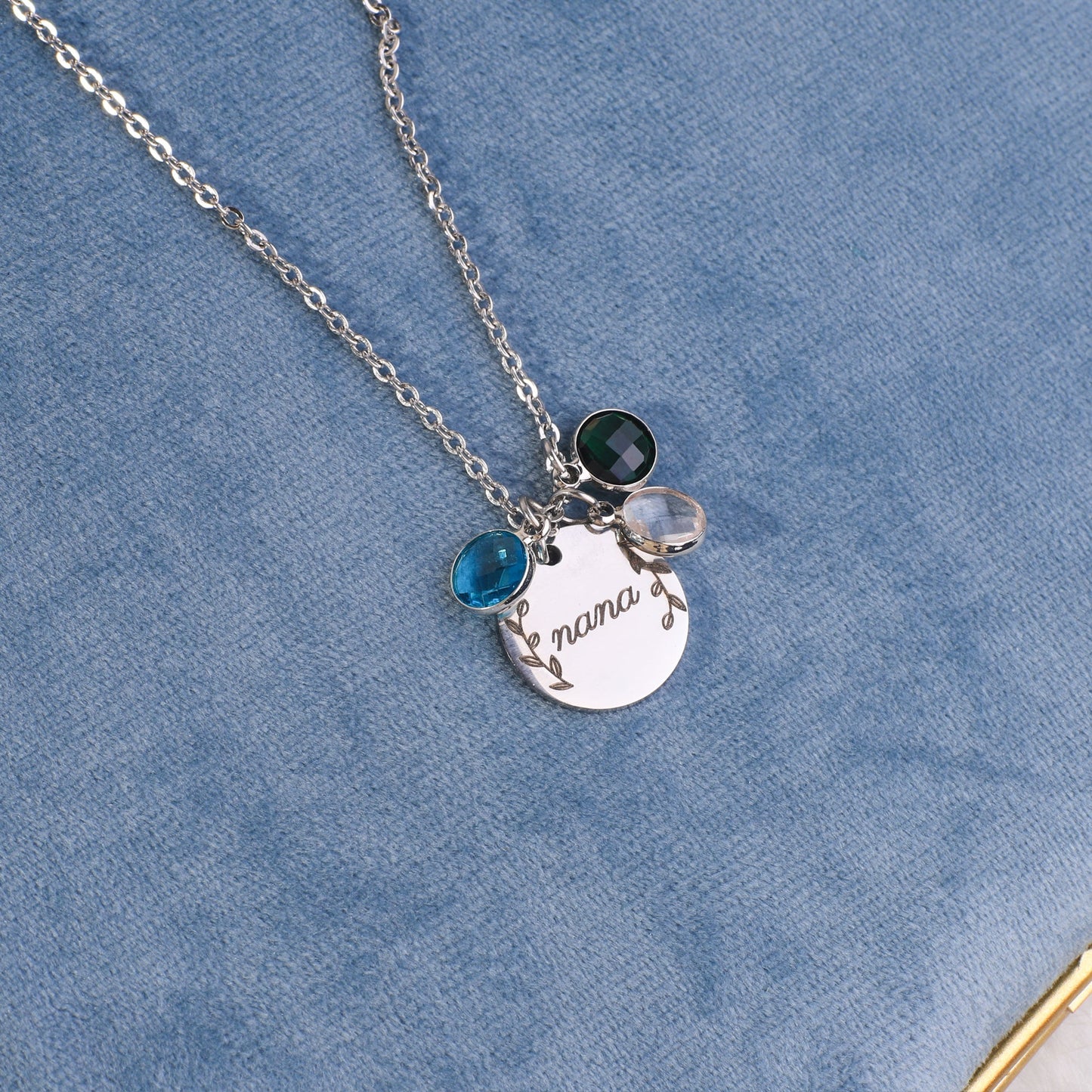 Personalized Birthstone Pendant Necklace