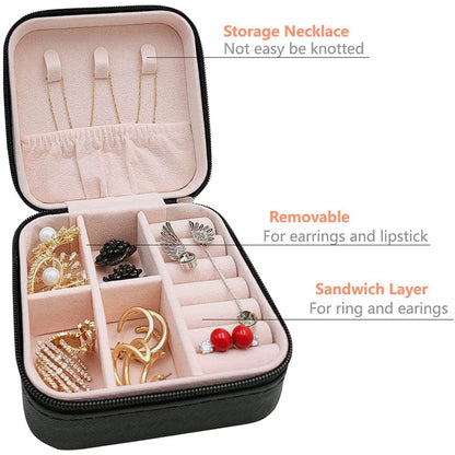 Travel Jewelry Organizer Case