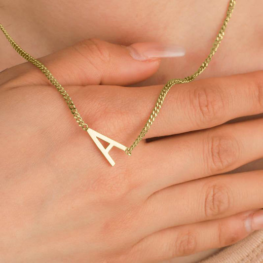 Slim Initial Necklace