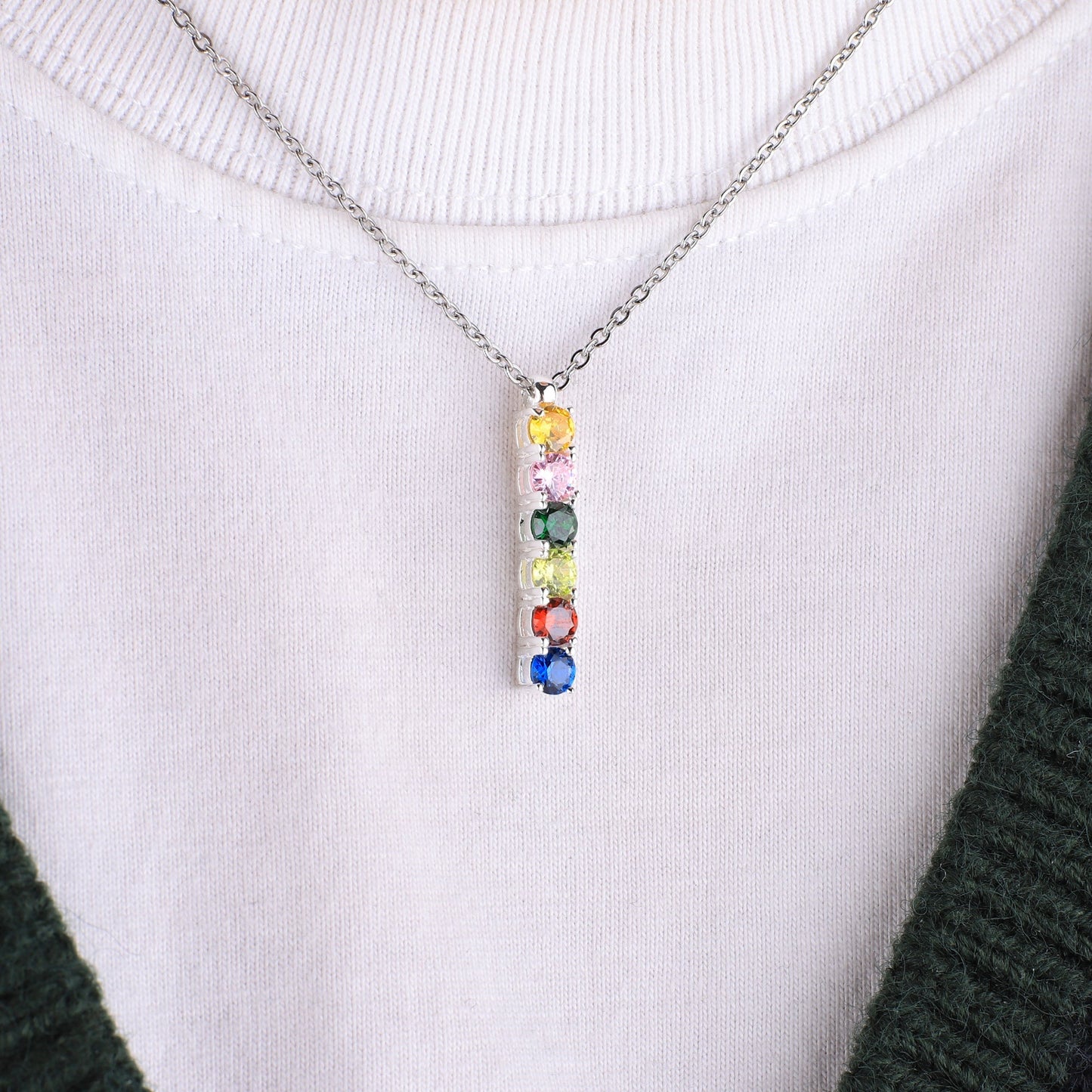 Personalized Birthstone Necklace