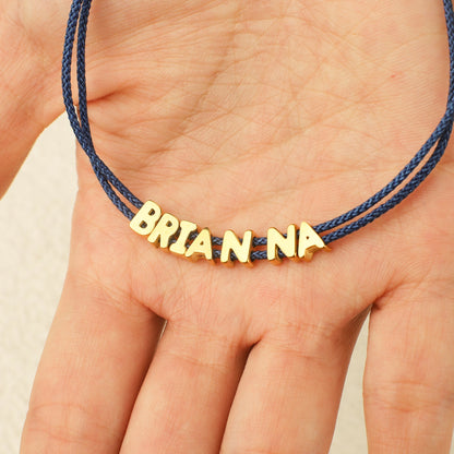 Customized Adjustable Name Bracelet