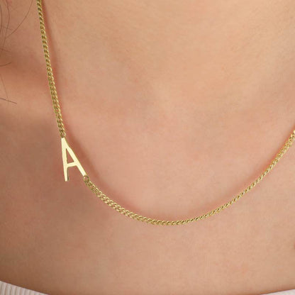 Slim Initial Necklace