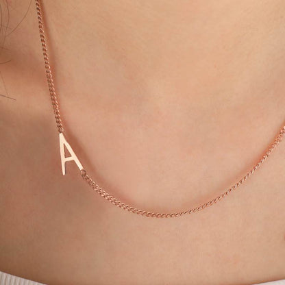 Slim Initial Necklace