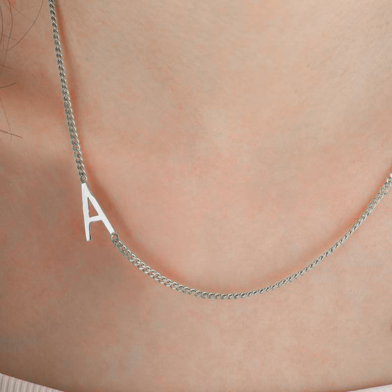 Slim Initial Necklace