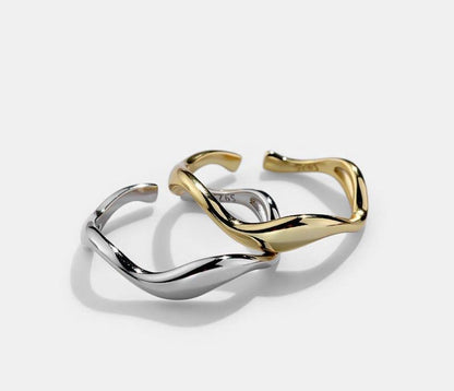 Sterling Silver Mobius Strip Stackable Ring