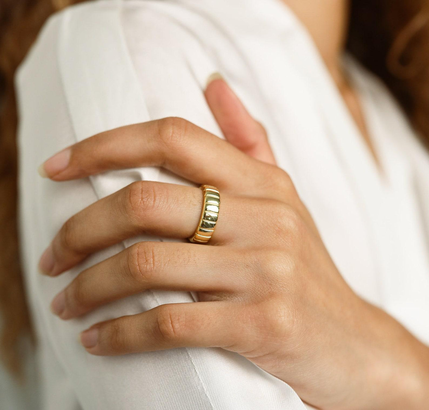 Chunky Gold Statement Ring