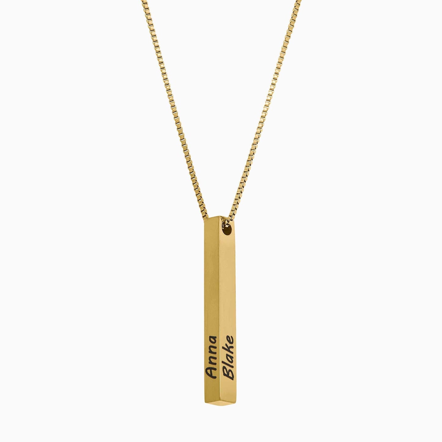 Pillar Bar Personalized Necklace