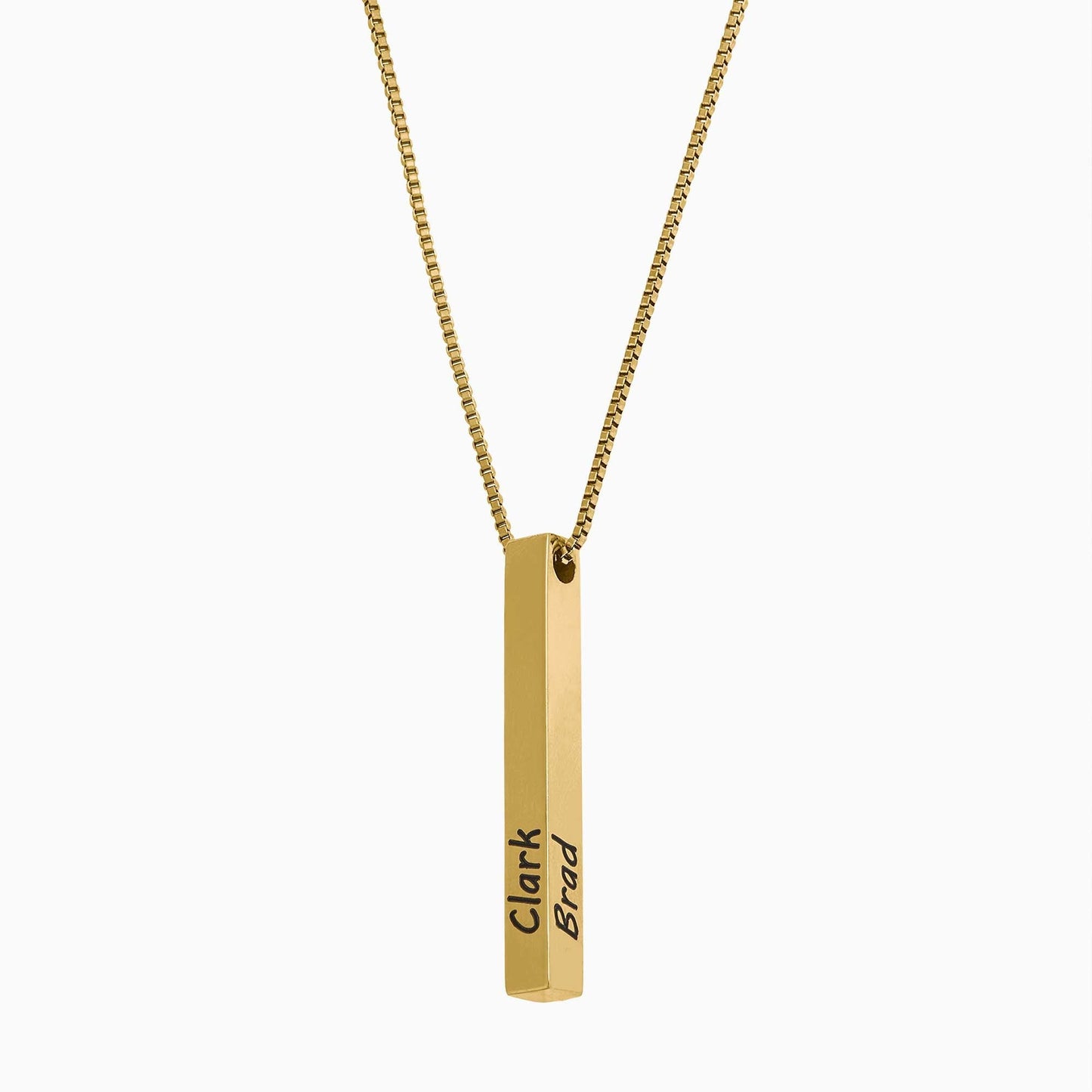 Pillar Bar Personalized Necklace