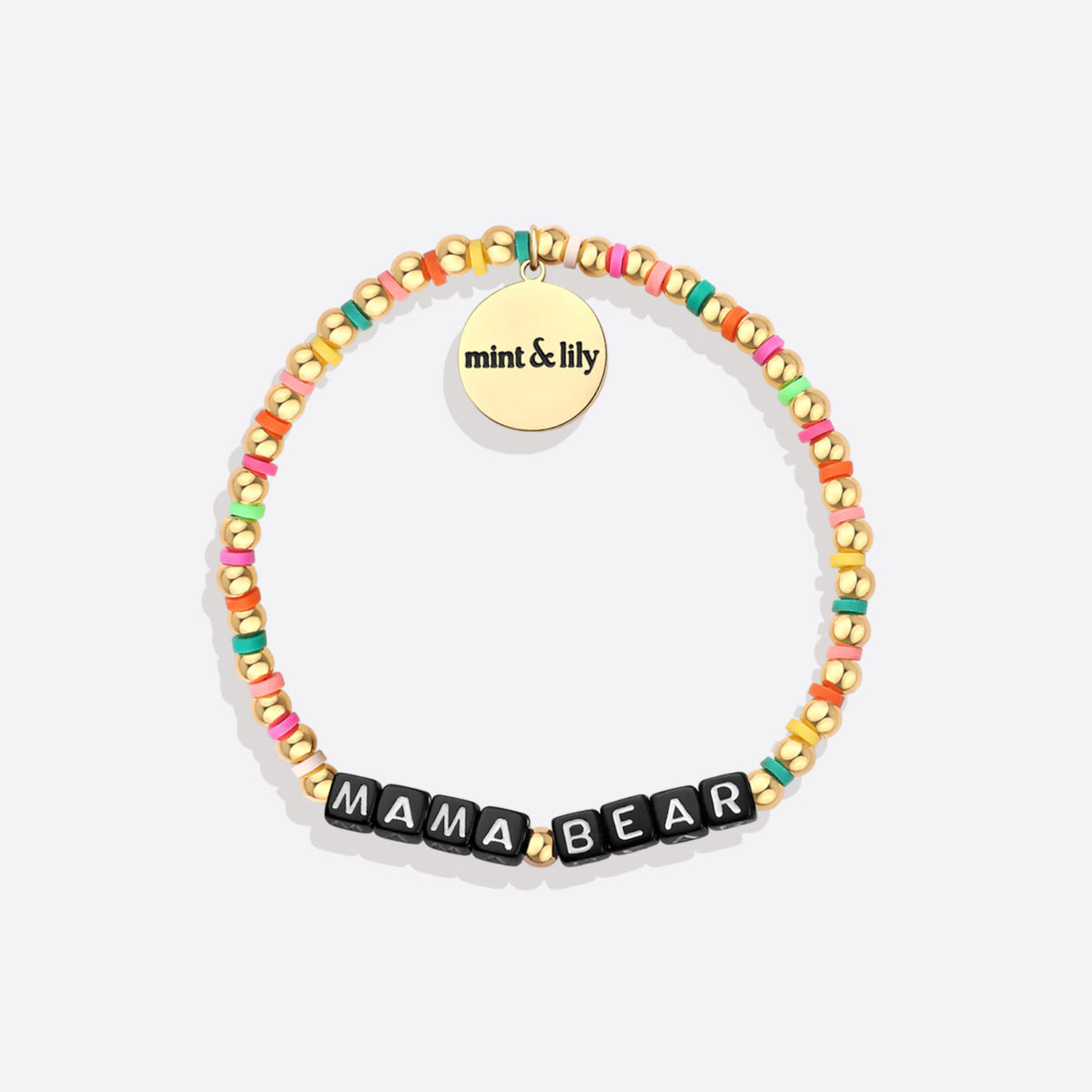 Personalized Waterproof Gold Rainbow Bracelet