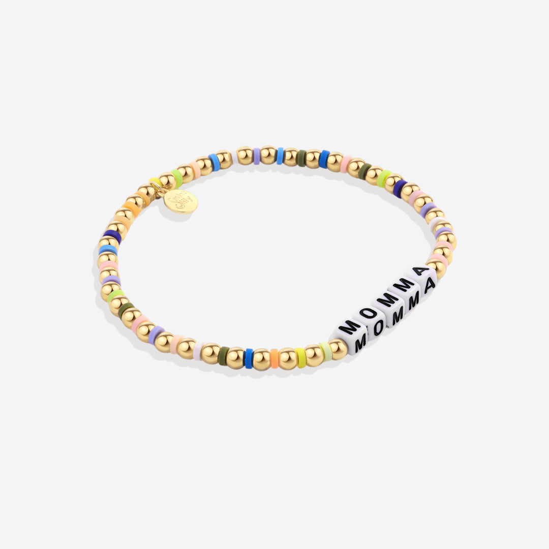 Personalized Waterproof Gold Rainbow Bracelet