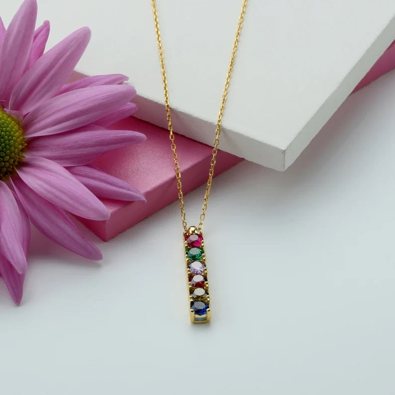 Personalized Birthstone Necklace