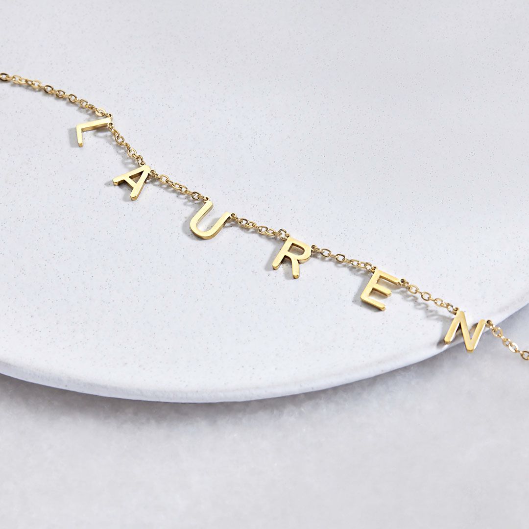 Personalized Letter Name Necklace