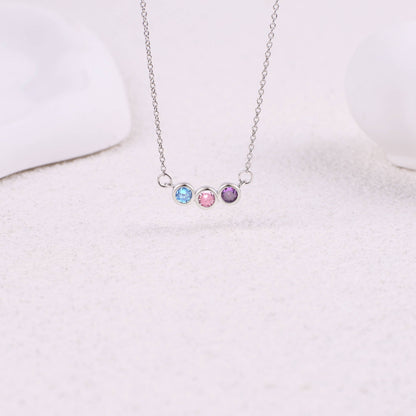 Personalized Birthstones Necklace