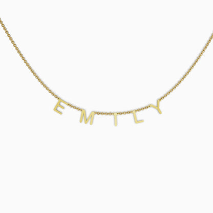 Personalized Letter Name Necklace