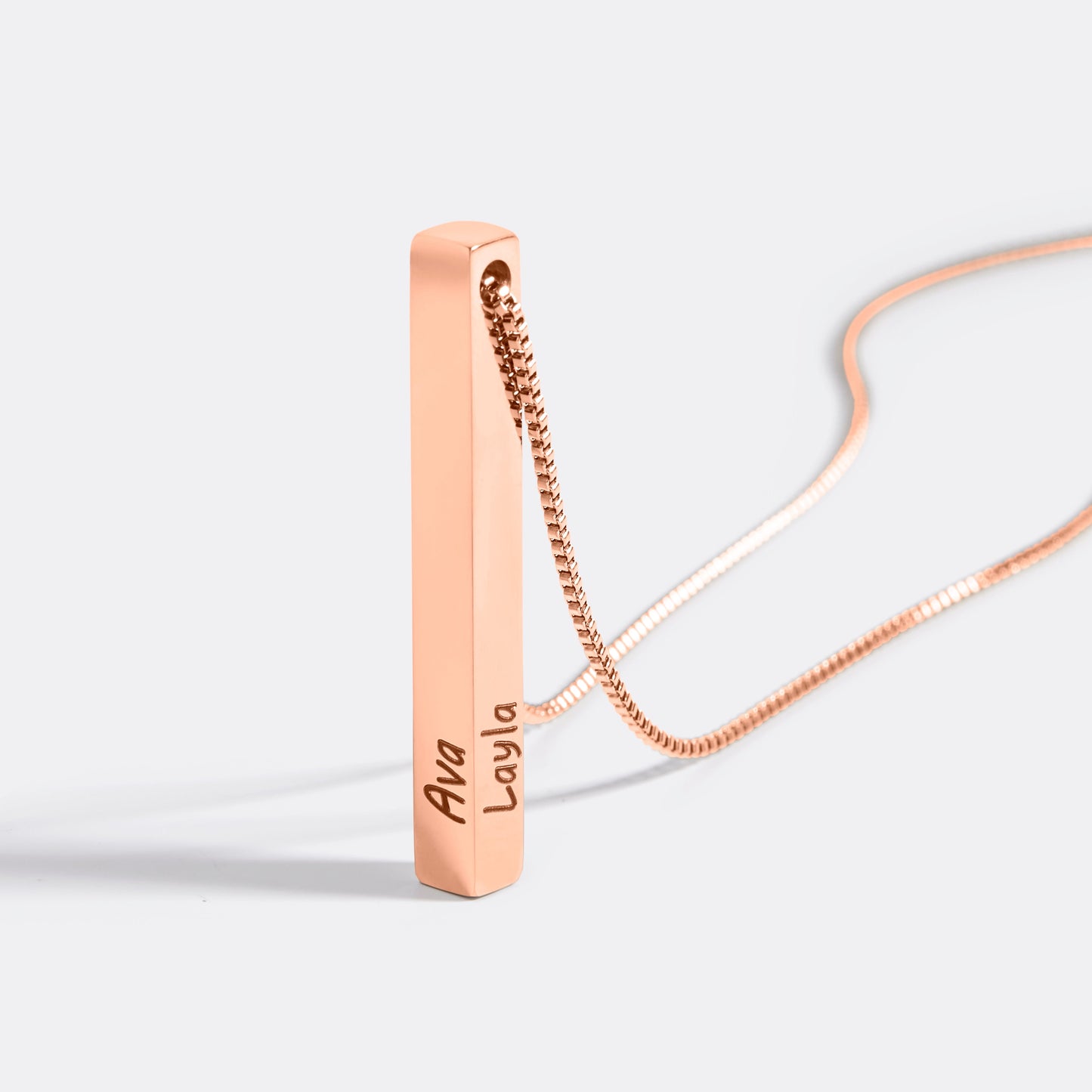 Pillar Bar Personalized Necklace