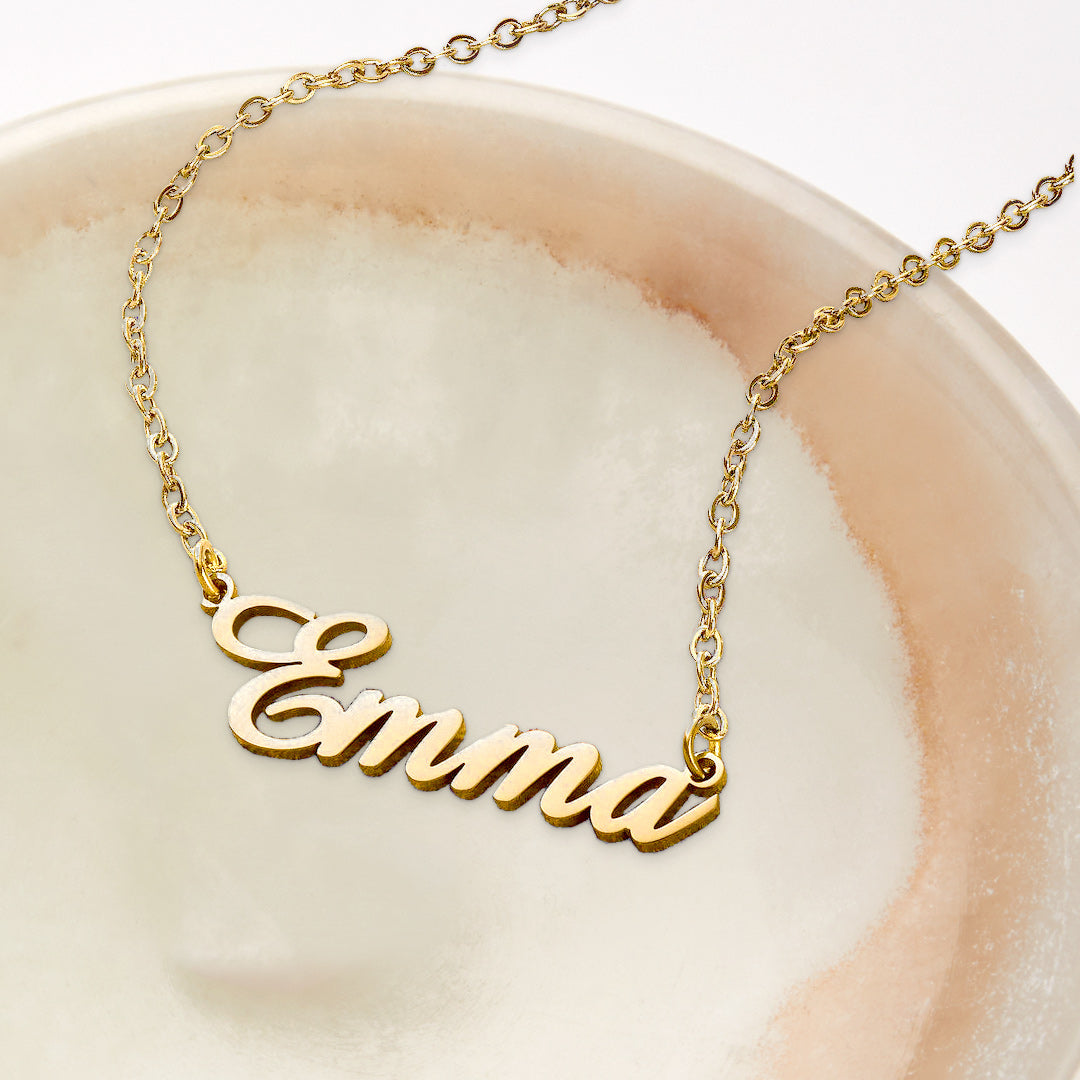 Personalized Quill Name Necklace