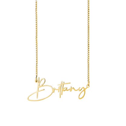 Personalized Modern Name Necklace