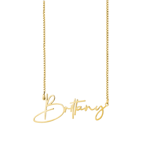 Personalized Modern Name Necklace