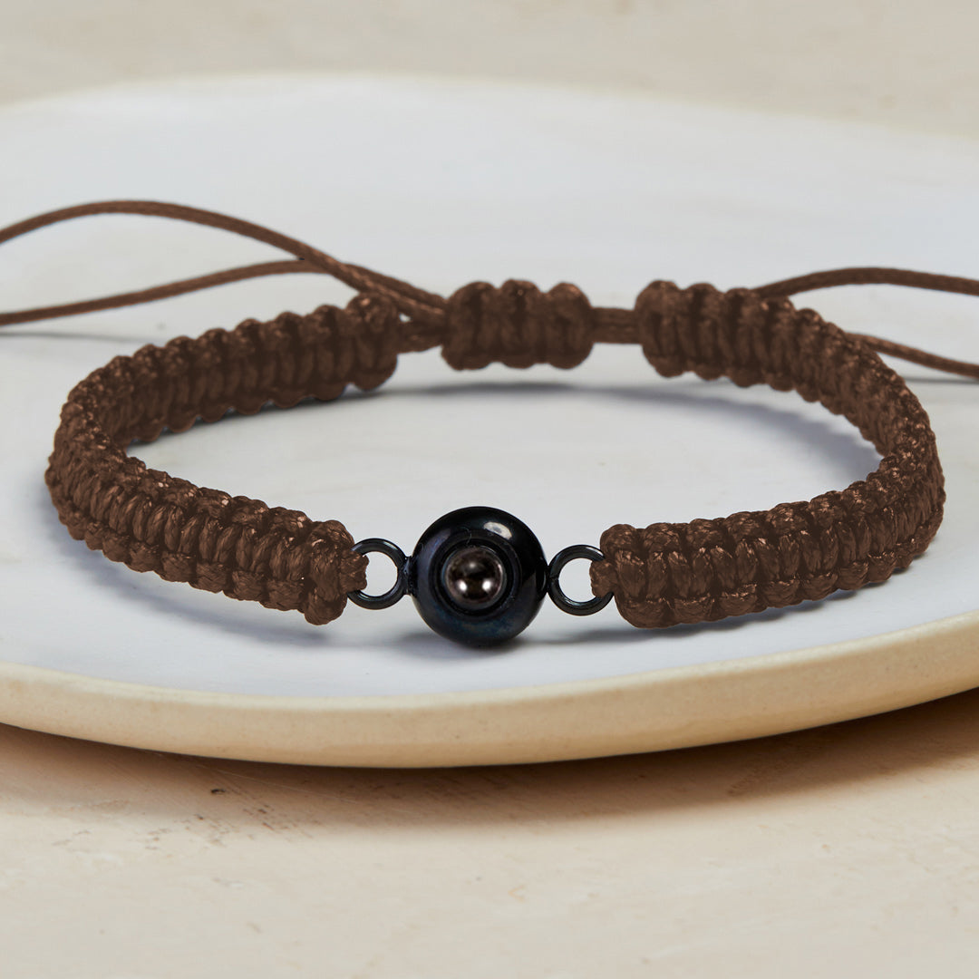 Custom Braided Photo Bracelet