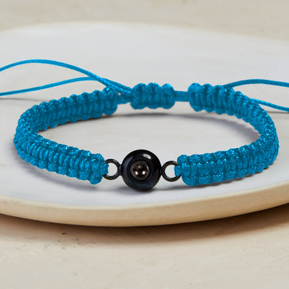 Custom Braided Photo Bracelet