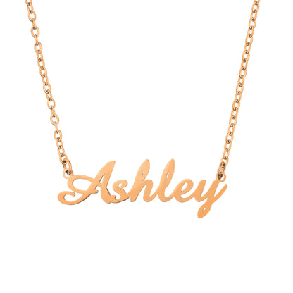 Personalized Quill Name Necklace