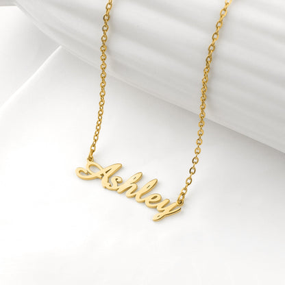 Personalized Quill Name Necklace