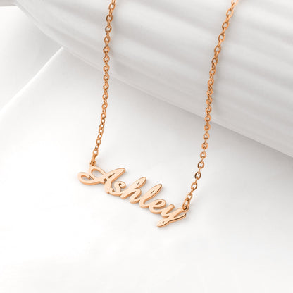 Personalized Quill Name Necklace