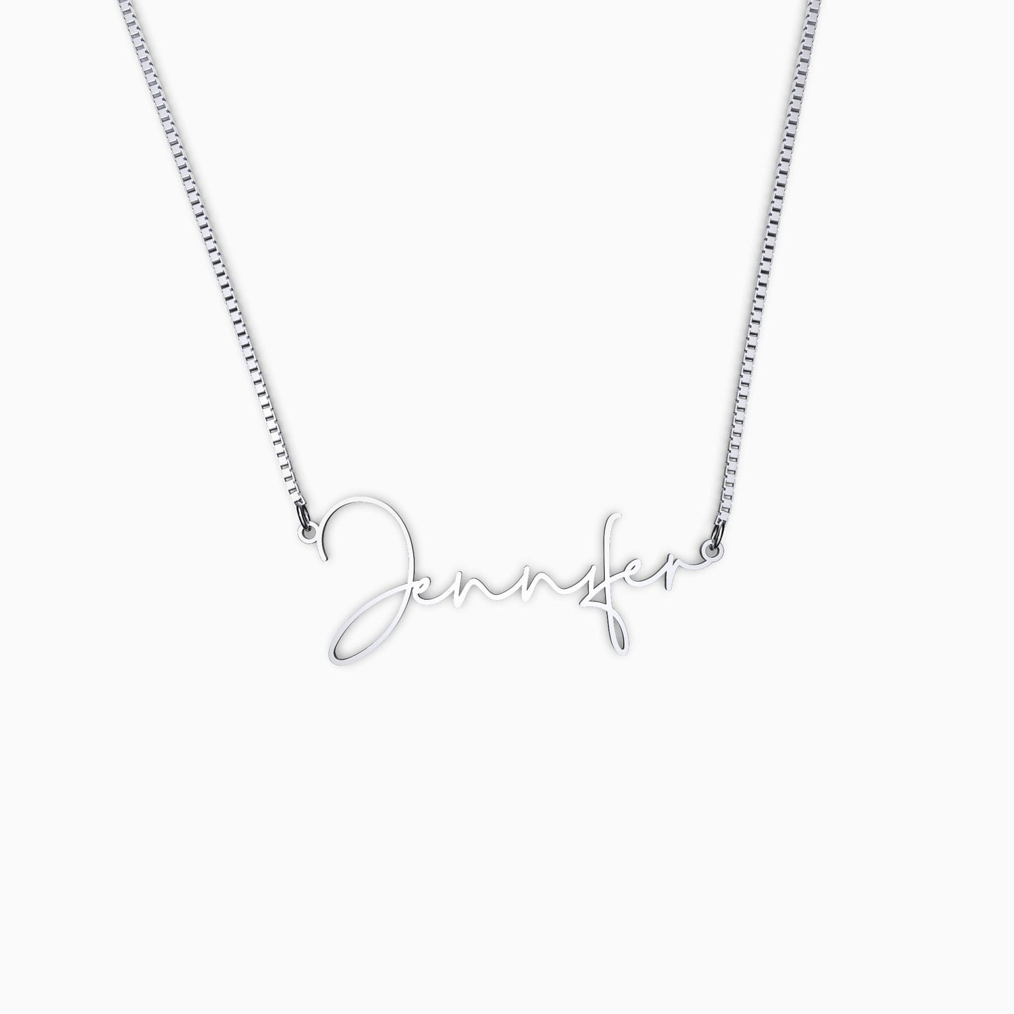 Personalized Modern Name Necklace