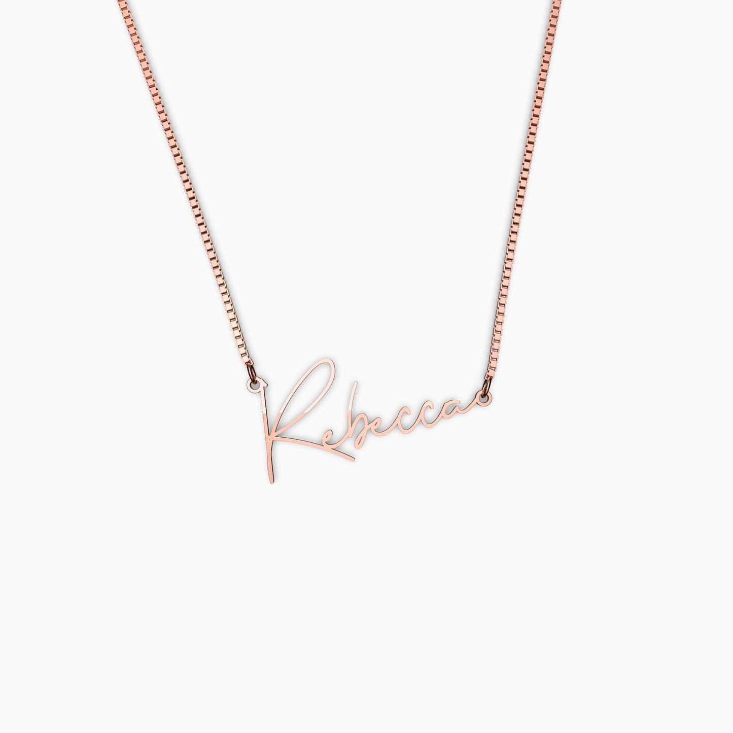 Personalized Modern Name Necklace