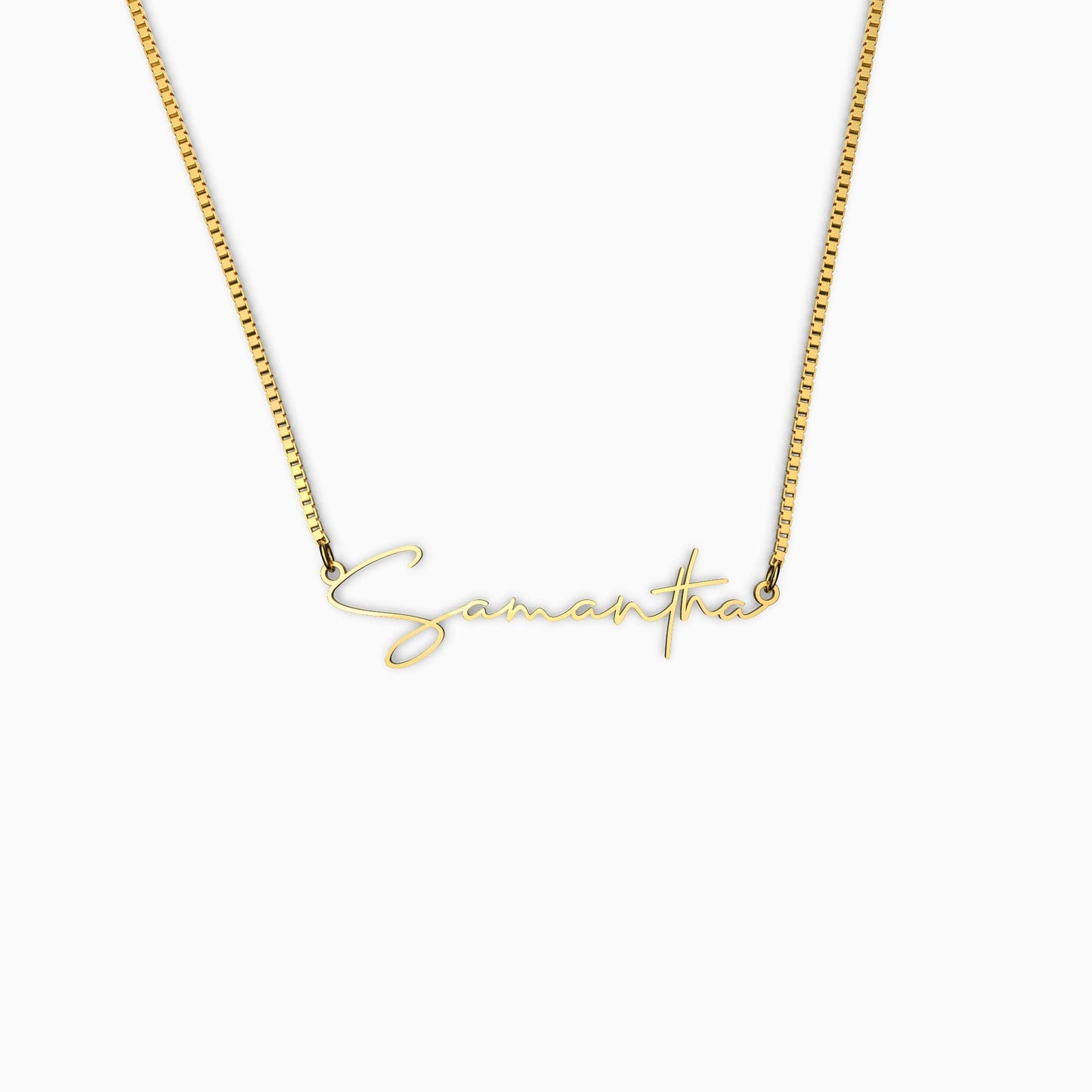 Personalized Modern Name Necklace