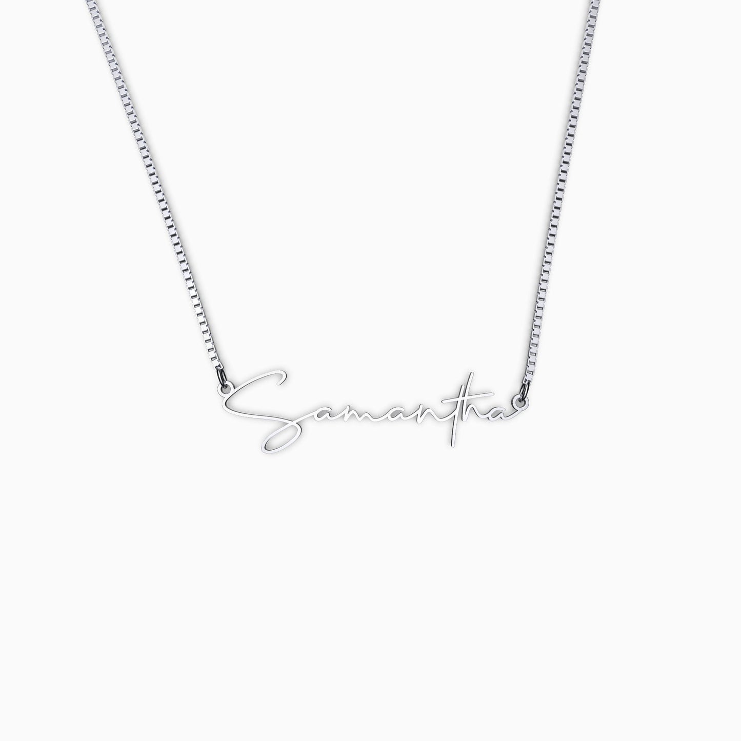 Personalized Modern Name Necklace