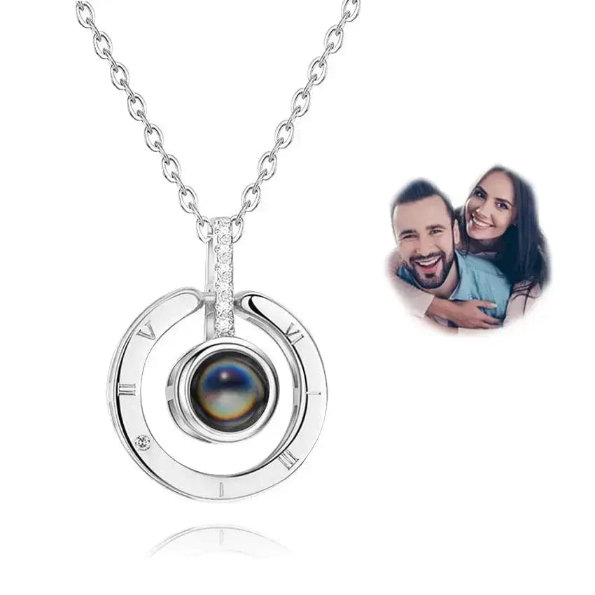 Customized Projection Photo Necklace Bracelet Keychain