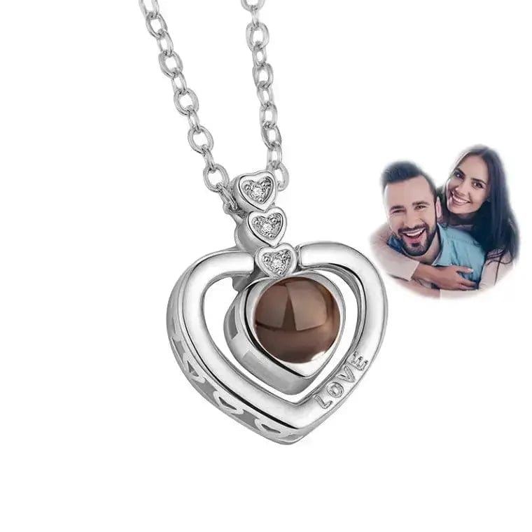 Customized Projection Photo Necklace Bracelet Keychain