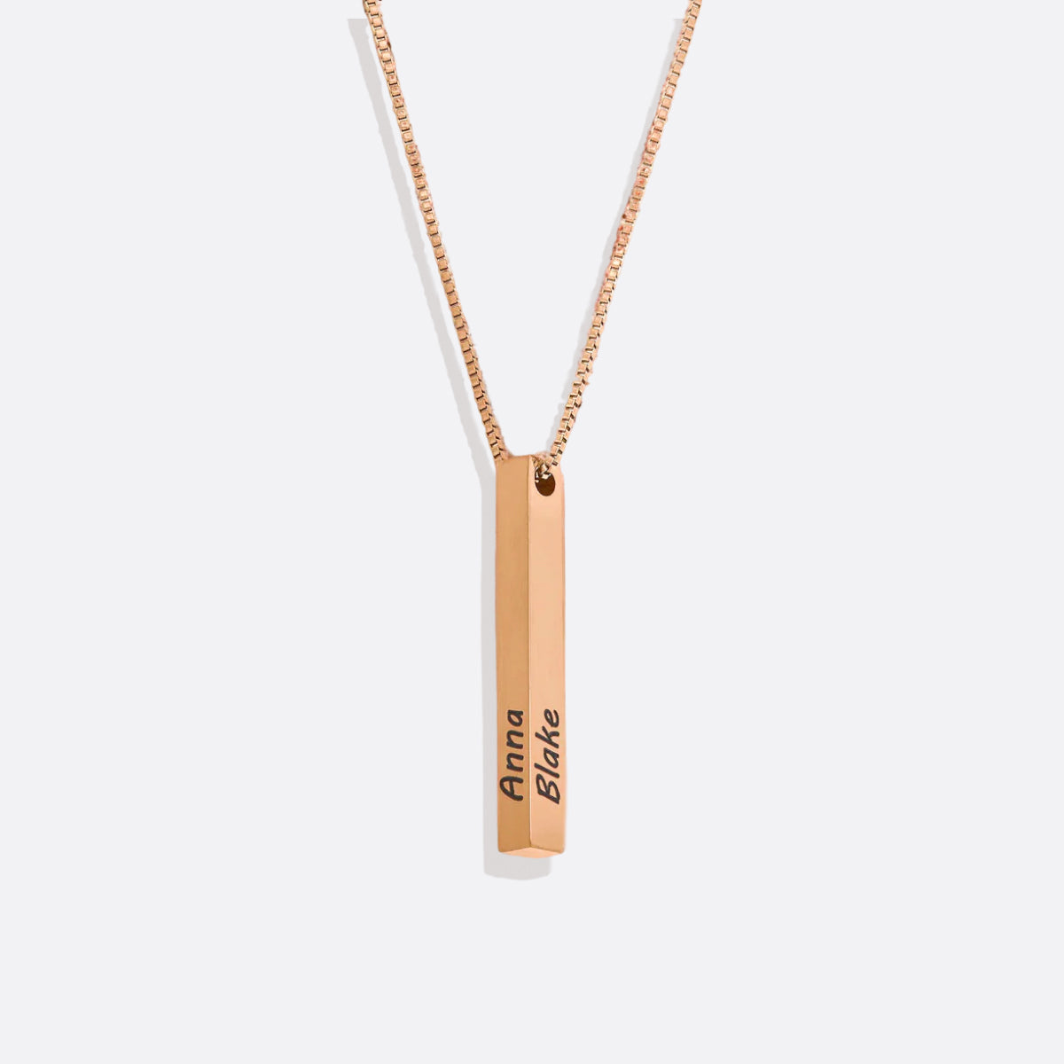 Pillar Bar Personalized Necklace