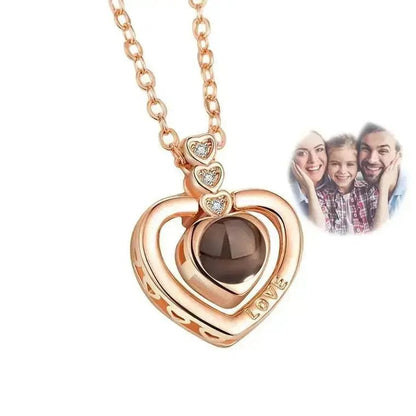 Personalized Projection Photo Jewelry Set