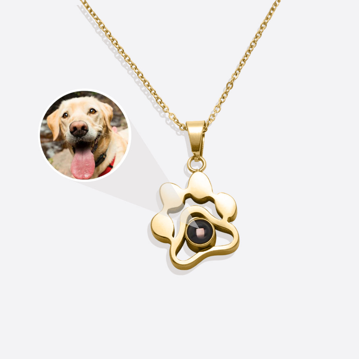 Custom Pet Photo Necklace