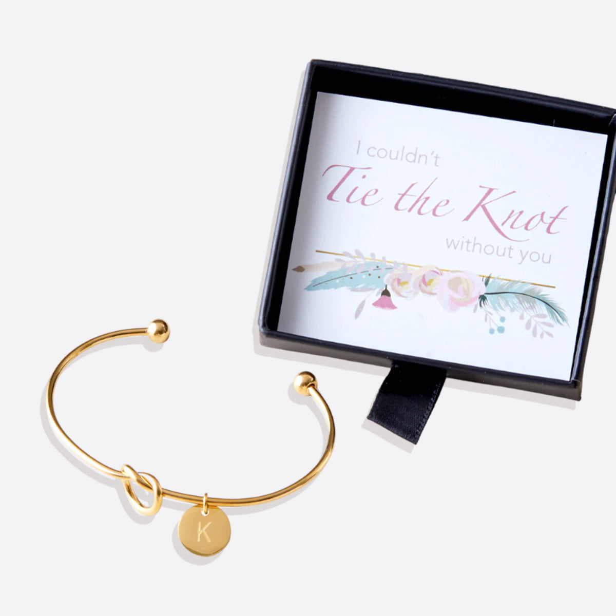 Personalized Tie the Knot Bracelet