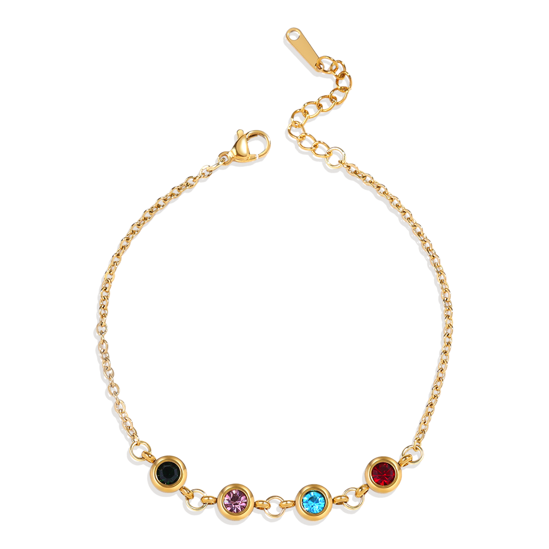 Custom Birthstone Bracelet