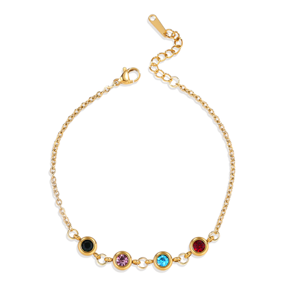 Custom Birthstone Bracelet